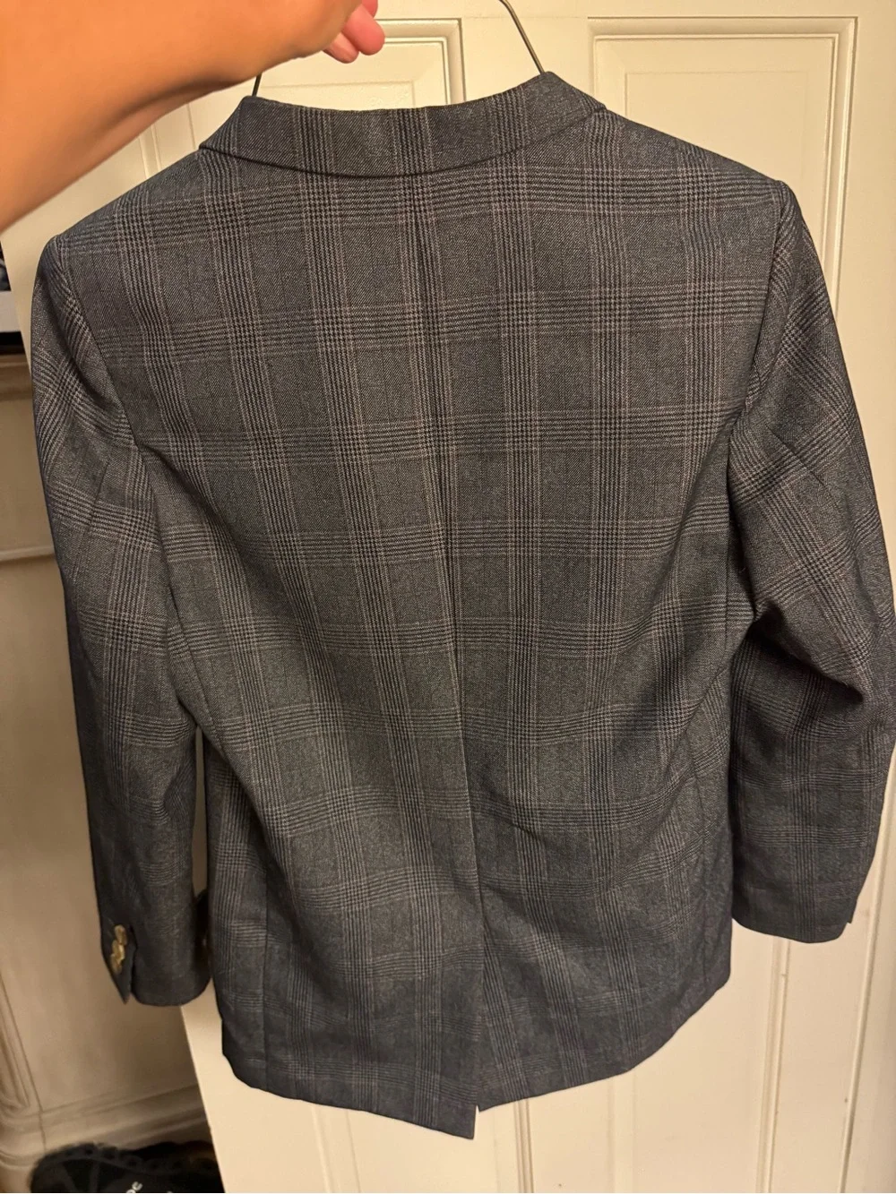 Appaman Gray Glen Plaid Blazer